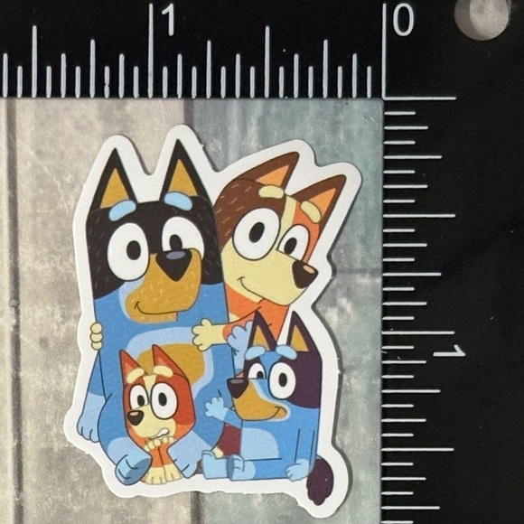 🌀10/$10🌀 Cute Bluey & Bingo Reusable Waterproof Vinyl Sticker Decal - Picture 1 of 1